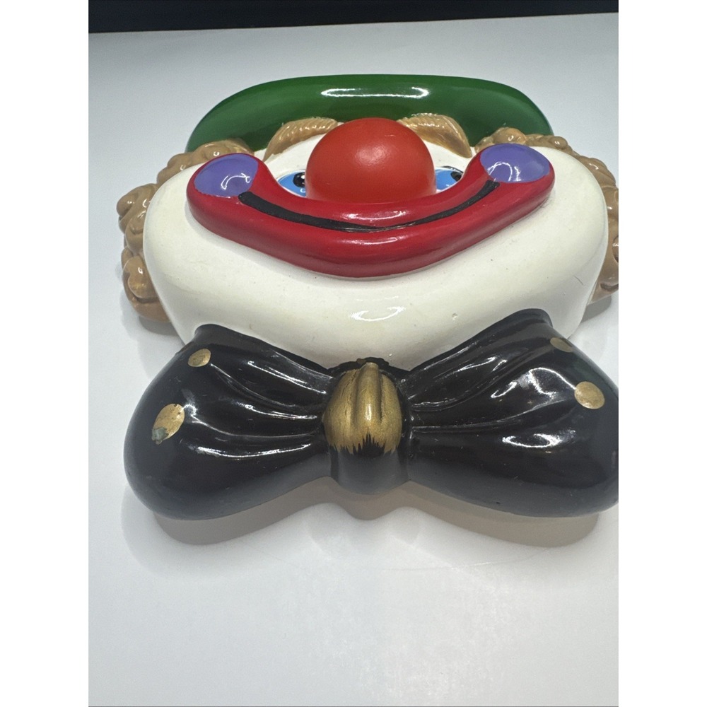 Vtg CLOWN Doorbell Ringer Musical‎ Head Push Nose Rare Tested/Works - Picture 12 of 16